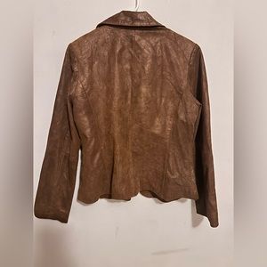 Apt 9 Brown Leather Jacket